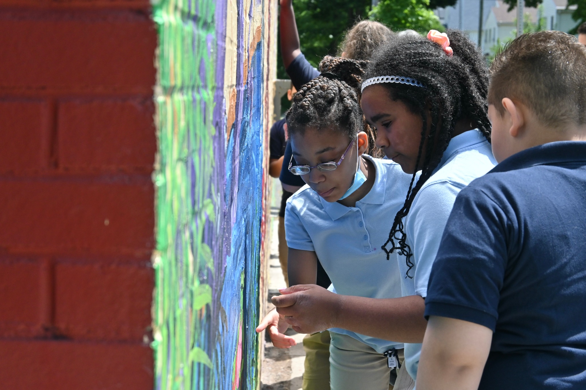 William N. DeBerry Elementary School mural