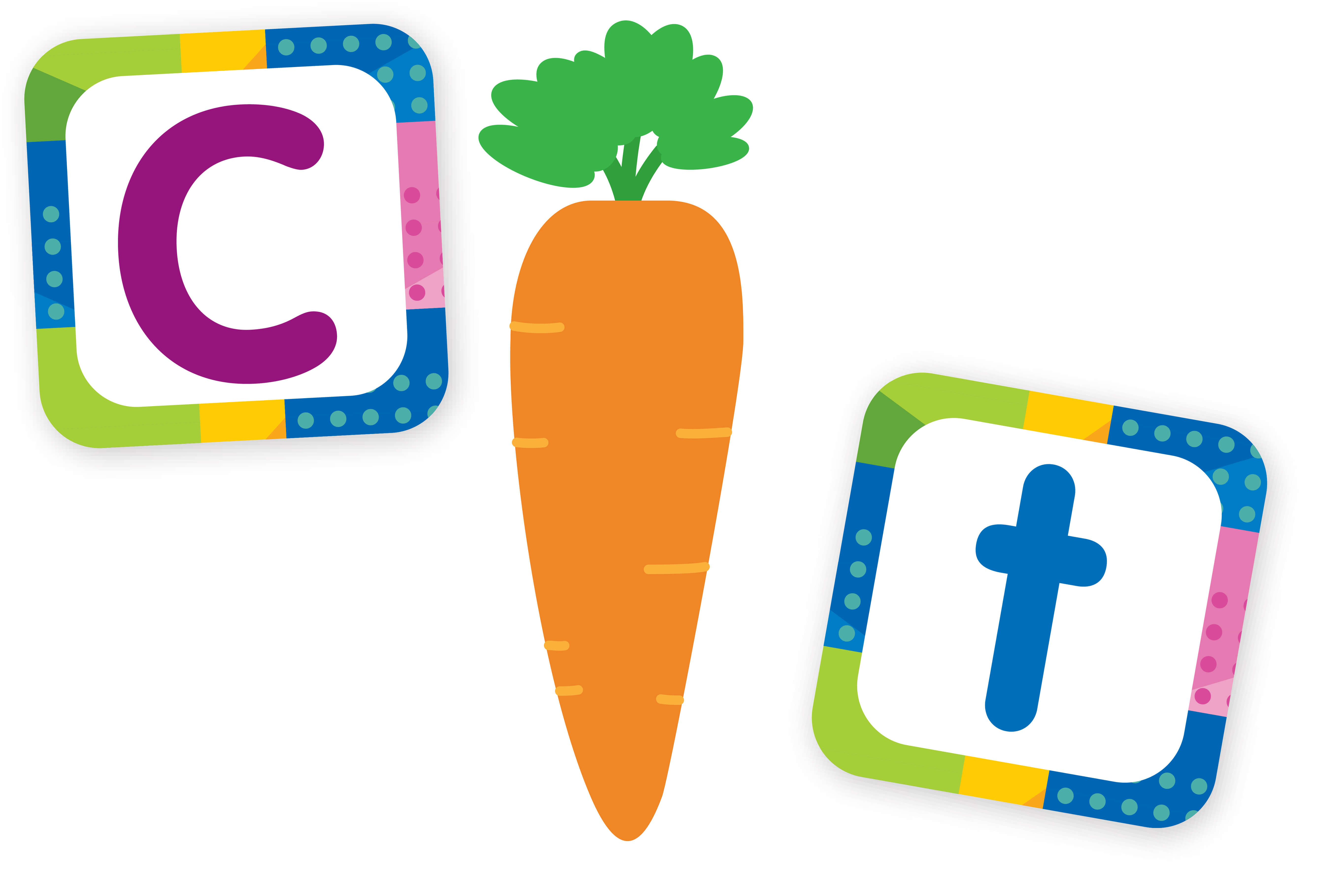 Illustration of a carrot for use in phonics instruction