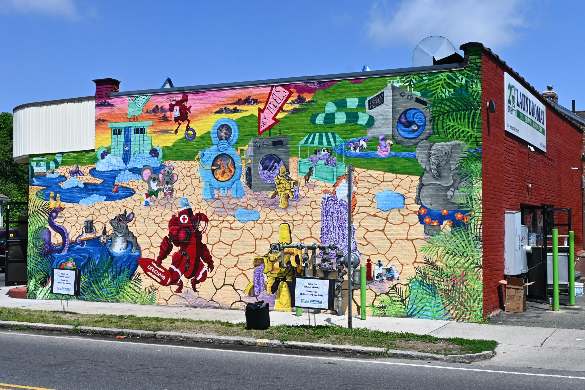 William N. DeBerry Elementary School mural