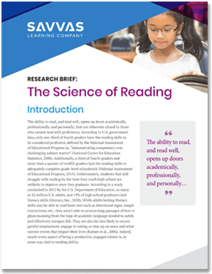 The Science of Reading: Research Brief